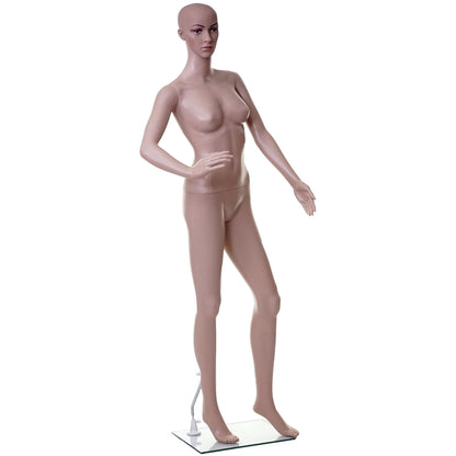 Mannequin MCW-E37, vrouwelijke vrouw mannequin paspop kleermaker mannequin, levensgroot verplaatsbaar 175cm