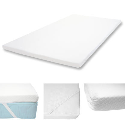 6cm koudschuim matras topper MCW-E63, topper matras topper matrasbeschermer ~ 140x200cm