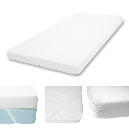 10cm koudschuim matras topper MCW-E63, topper matras topper matrasbeschermer ~ 90x200cm