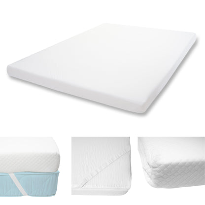 10cm koudschuim matras topper MCW-E63, topper matras topper matrasbeschermer ~ 180x200cm