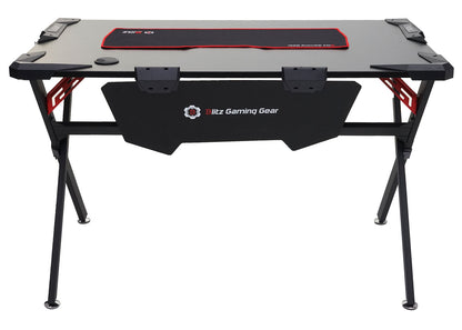Bureau MCW-F11, computerbureau jeugdbureau, gaming 120x75cm MVG zwart