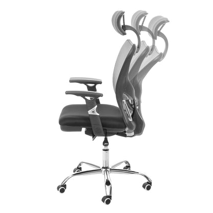 Bureaustoel MCW-F13, bureaustoel draaistoel, schuiffunctie 150kg belastbaar stof/textiel ~ zwart