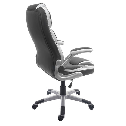 Bureaustoel MCW-F80, bureaustoel, directiedraaistoel, kunstleer ~ zwart