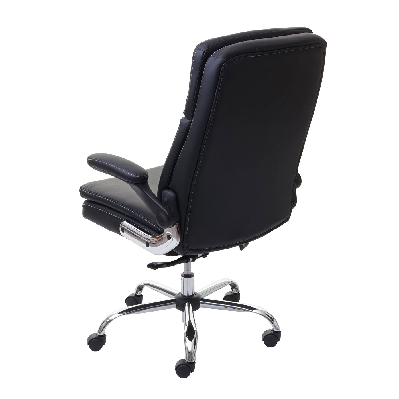 Bureaustoel MCW-F83, bureaustoel directiedraaistoel, kunstleder met veerkern ~ zwart