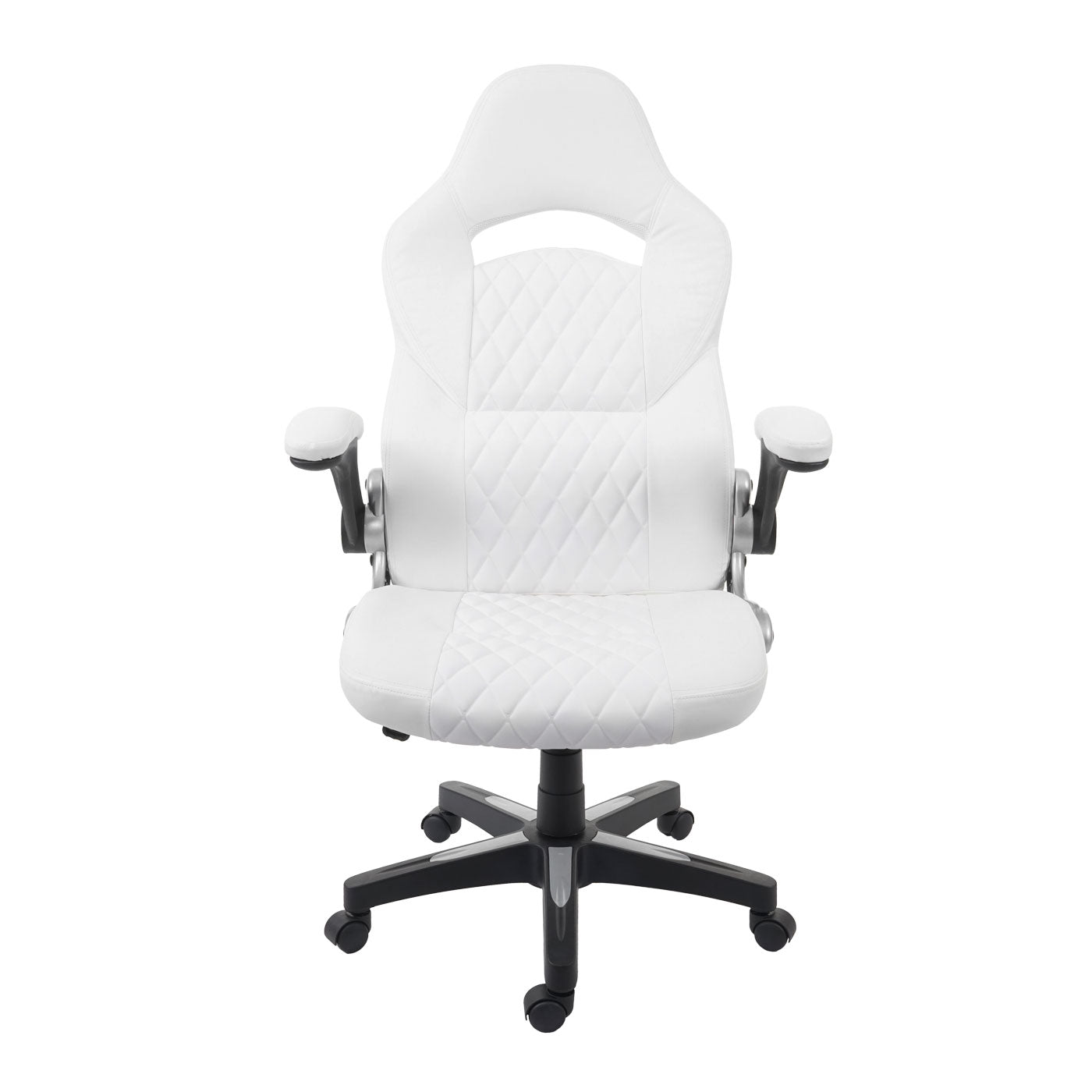 Bureaustoel MCW-F87, bureaustoel directiedraaistoel, kunstleer ~ wit