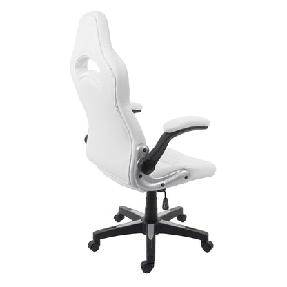 Bureaustoel MCW-F87, bureaustoel directiedraaistoel, kunstleer ~ wit