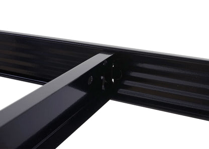 Zware rekken MCW-E33, kelder rekken plug-in rekken opslag rekken, 875kg staal 5 planken ~ zwart 200x120x60cm
