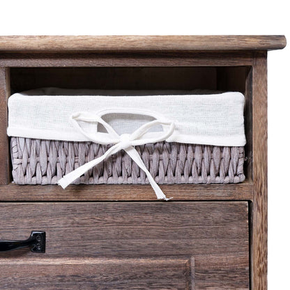 Schoenenkieper MCW-H19, schoenenkast schoenenrek schoenenopberger, massief houten shabby look mandlade 100x60x24cm ~ bruin