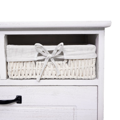 Schoenenkantelaar MCW-H19, schoenenkast schoenenrek schoenenopberger, massief houten shabby look mandlade 100x60x24cm ~ wit