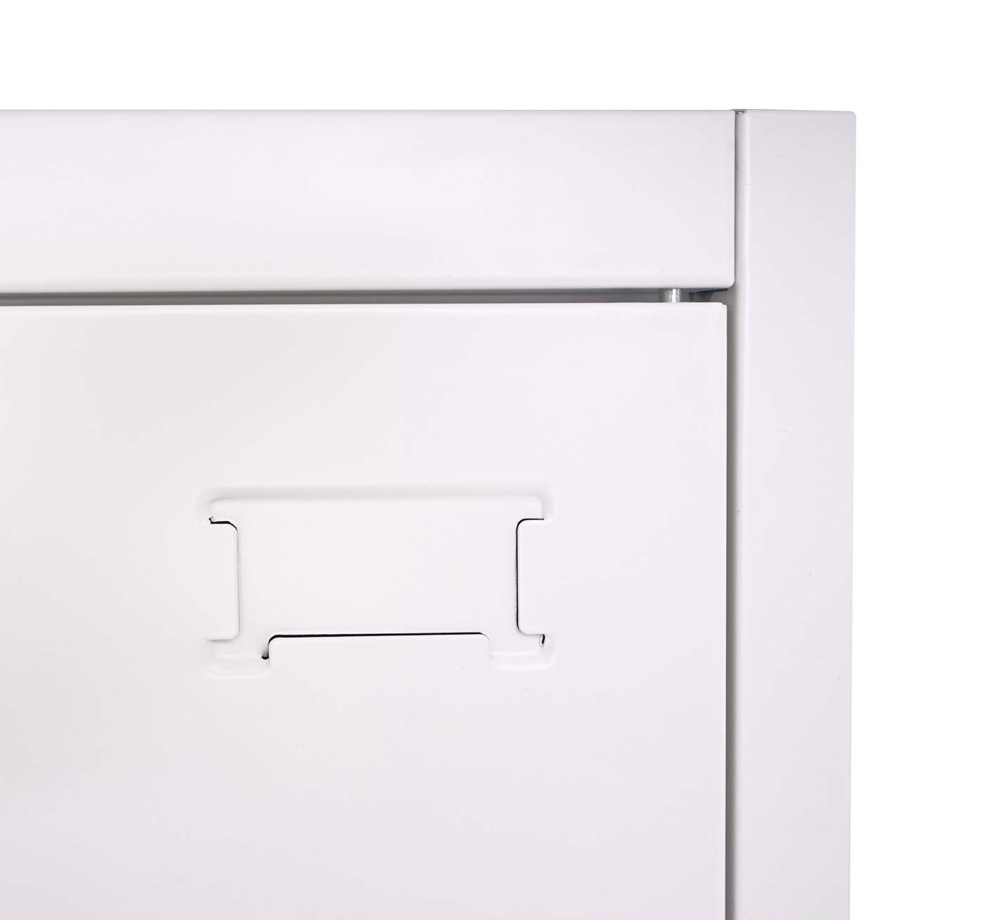 Dossierkast MCW-H17, stalen kast Kantoorkast Kast, 2 deuren afsluitbaar metaal ~ 185x90x40cm wit