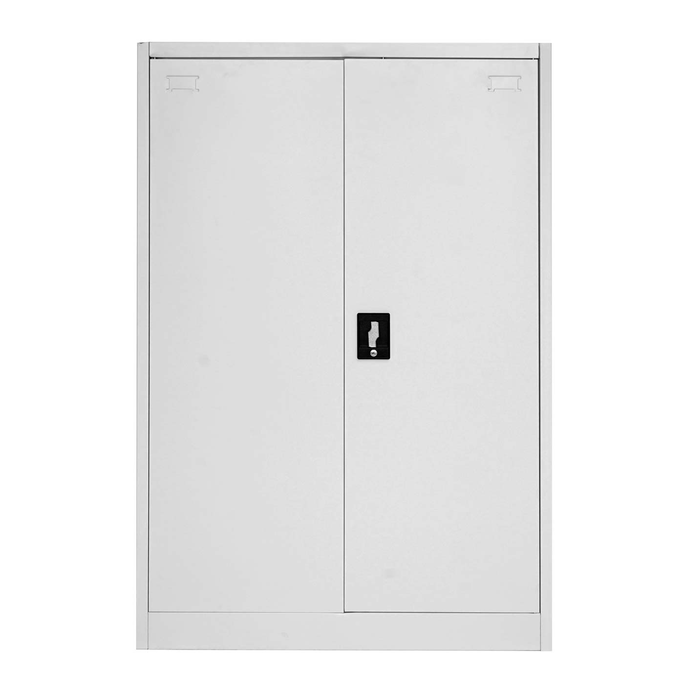 Archiefkast MCW-H17, stalen kast Kantoorkast Kast, 2 deuren afsluitbaar metaal ~ 140x90x40cm grijs