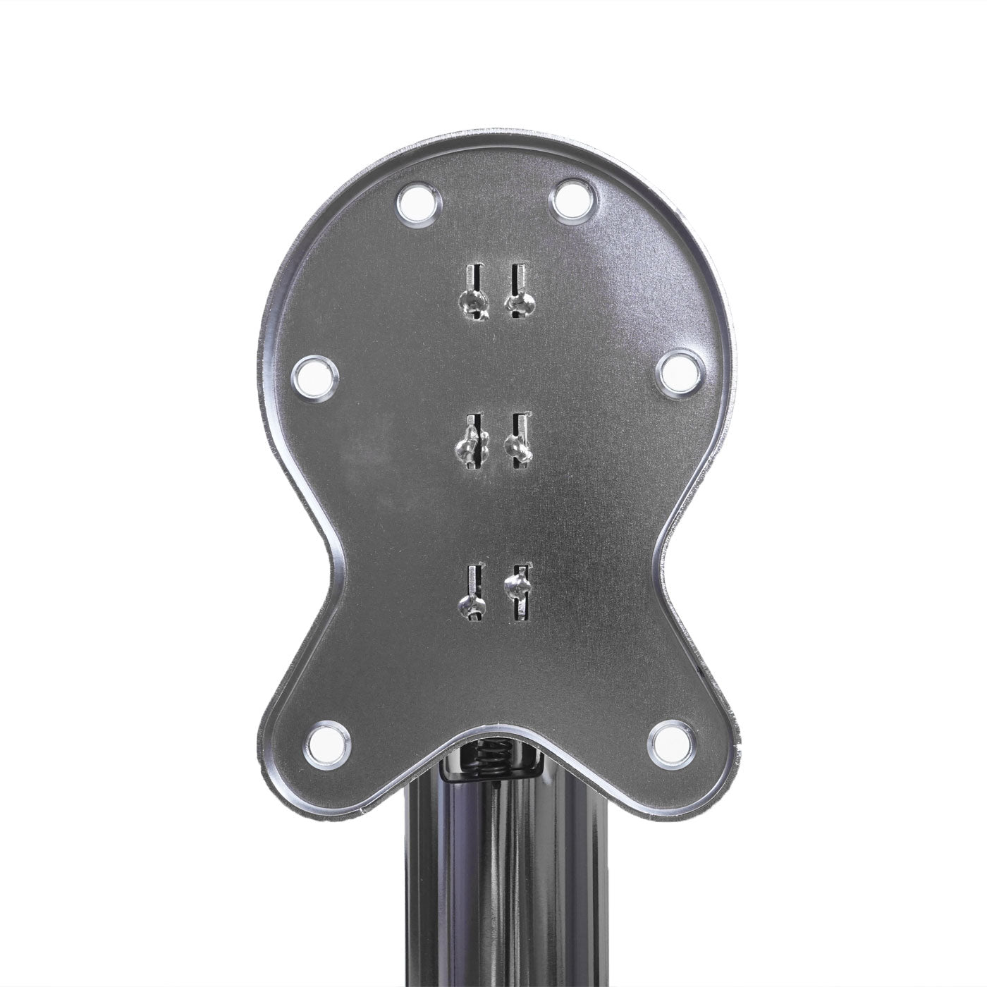Set van 4 tafelpoten MCW-H34, voor bureau eettafel tafelonderstel, opvouwbaar 72cm ~ roestvrij staal look