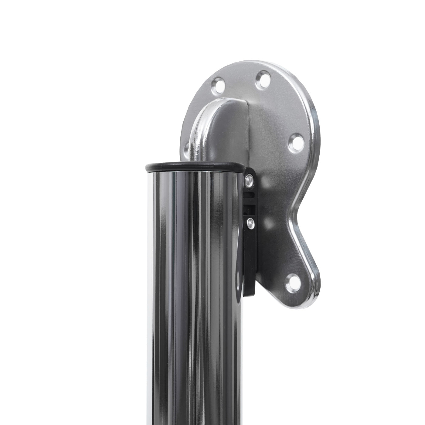 Set van 4 tafelpoten MCW-H34, voor bureau eettafel tafelonderstel, opvouwbaar 72cm ~ roestvrij staal look