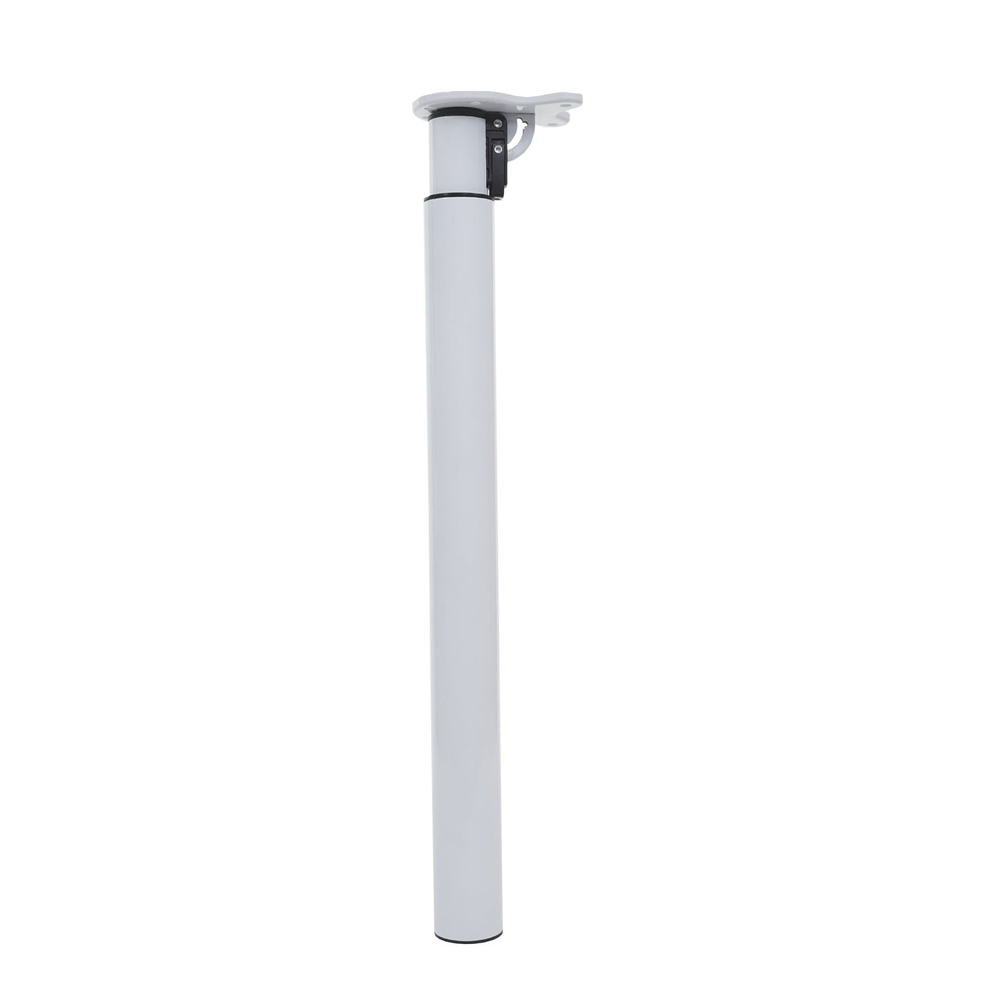 Set van 4 tafelpoten MCW-H35 voor bureau Tafelpoot inklapbaar draaimechanisme in hoogte verstelbaar 70-110cm ~ wit