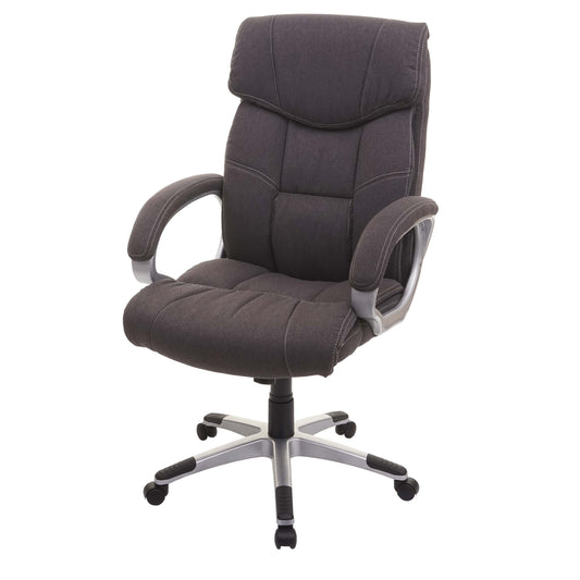 Bureaustoel MCW-A71, bureaustoel, stof/textiel, MVG ~ donkergrijs