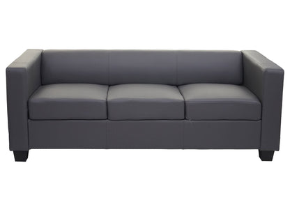 3-1-1 Bankstel Bankstel Loungebank Lille ~ kunstleer, donkergrijs