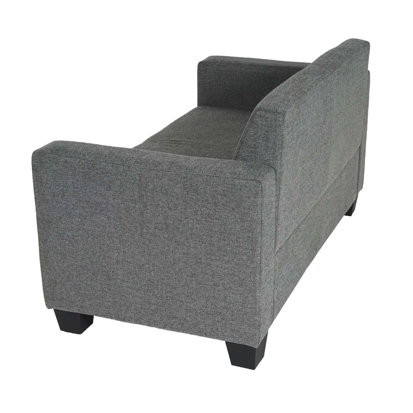 2-zits bank Lyon loungebank stof/textiel ~ grijs