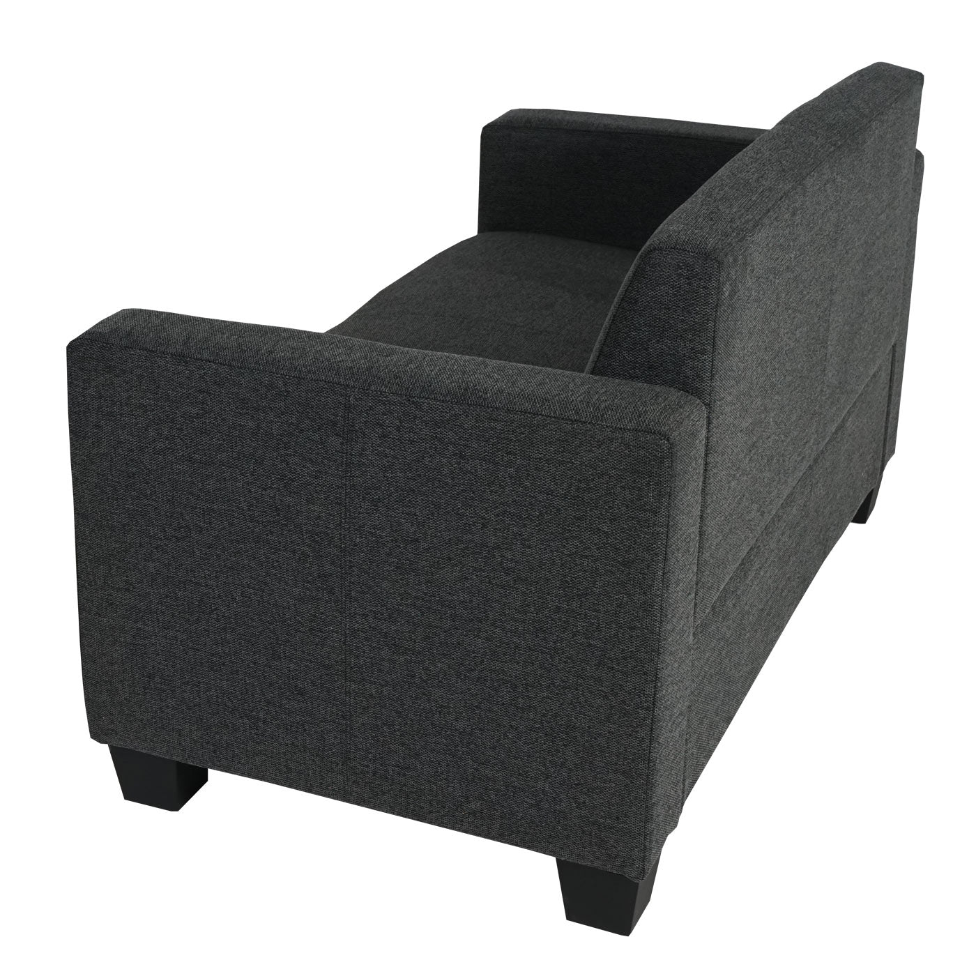2-zits bank Lyon loungebank stof/textiel ~ antraciet-grijs