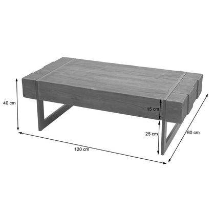 TV-rek MCW-A15, TV-tafel lowboard TV-tafel, massief rustiek dennenhout MVG-gecertificeerd 40x120x60cm