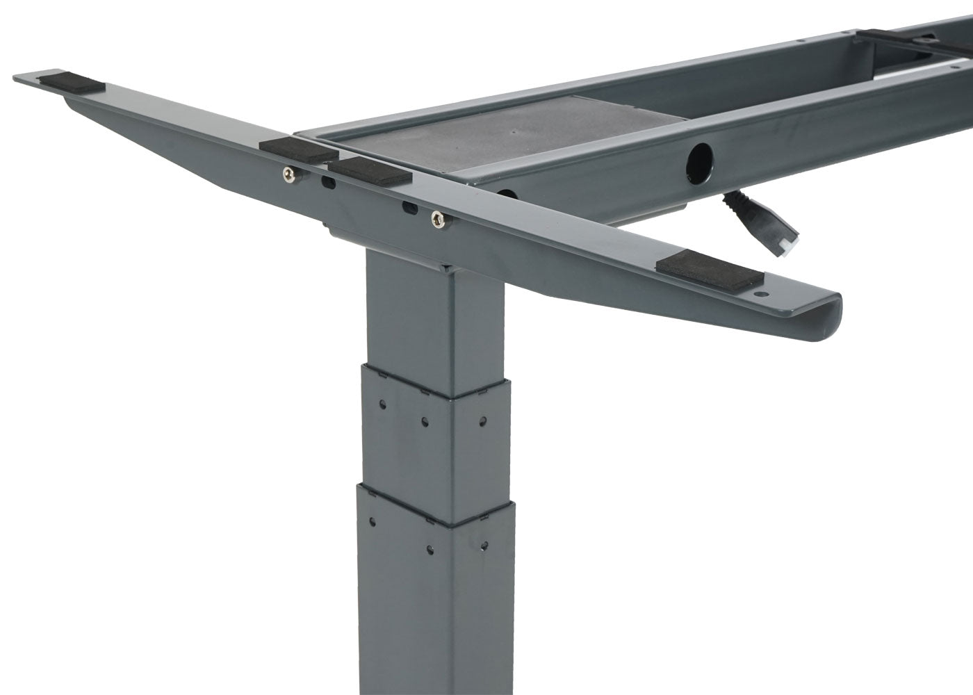Frame MCW-D40, variabel tafelframe voor bureau, elektrisch in hoogte verstelbaar Memory 29kg ~ antracietgrijs
