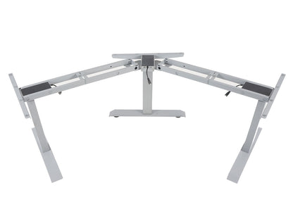 3in1 onderstel MCW-D40, variabel tafelframe, elektrisch in hoogte verstelbaar Geheugen 47kg ~ grijs