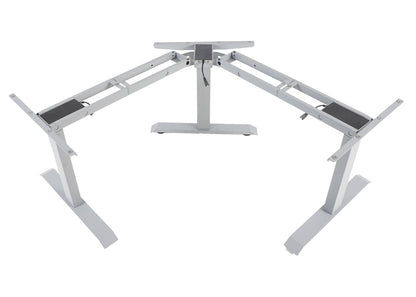 3in1 onderstel MCW-D40, variabel tafelframe, elektrisch in hoogte verstelbaar Geheugen 47kg ~ grijs