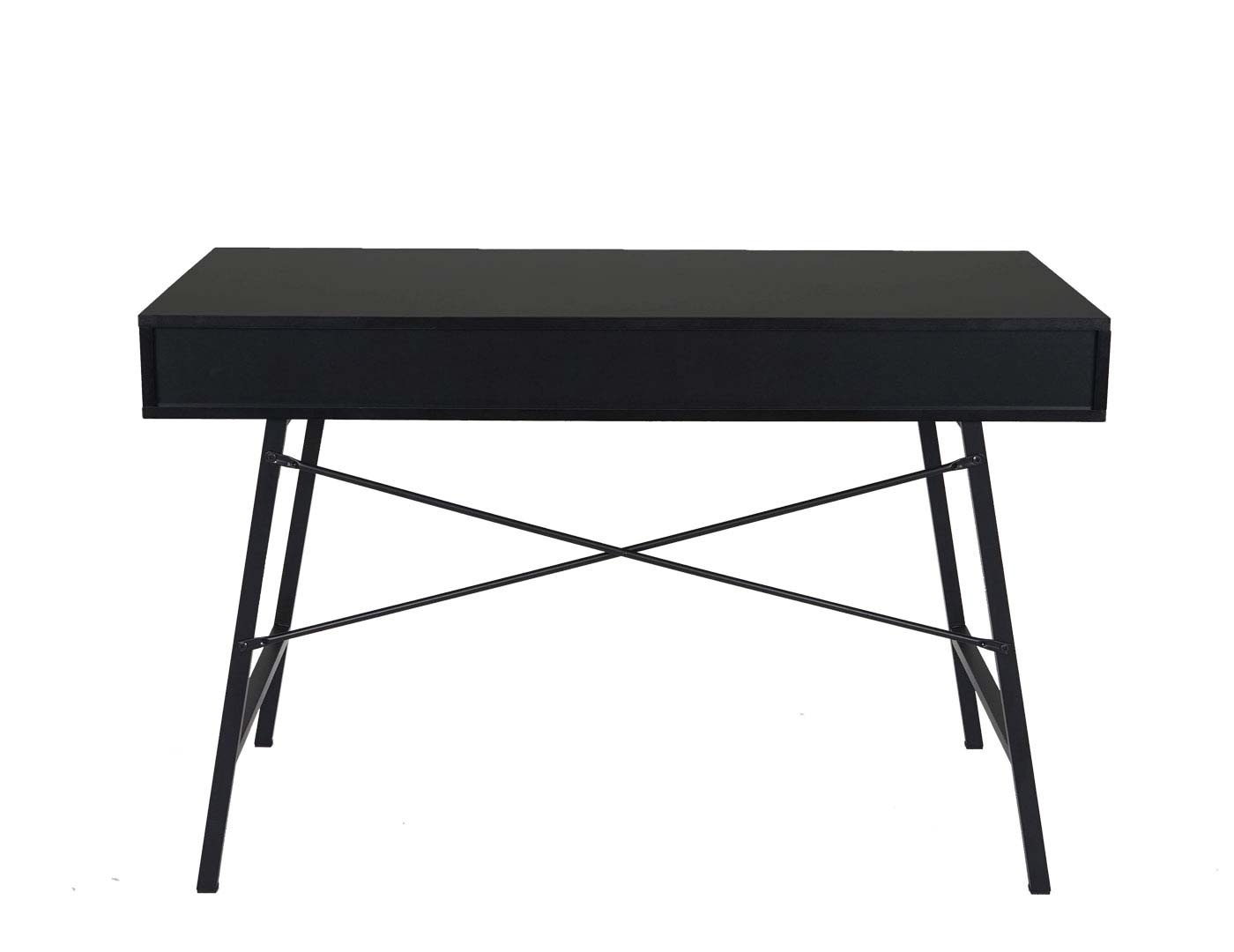 Bureau MCW-E92, bureau computerbureau, 3D structuur 120x60xcm ~ zwart