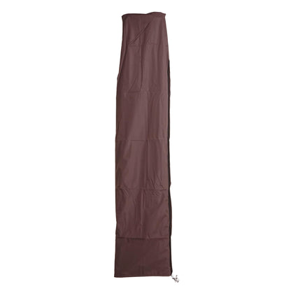 Beschermhoes MCW voor zweefparasol tot 4 m, hoes met rits ~ bruin