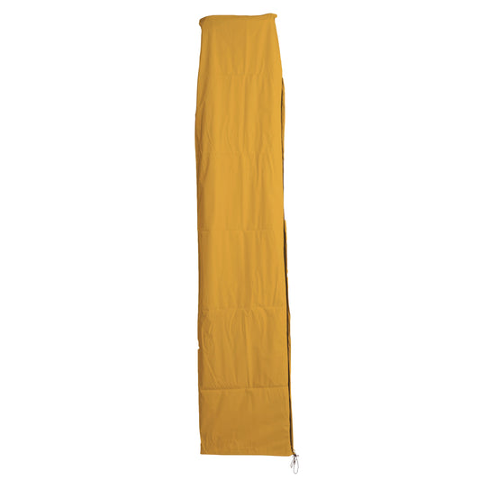 Beschermhoes MCW voor zweefparasol tot 3,5 m, hoes met rits ~ geel