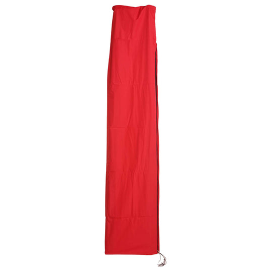 Beschermhoes MCW voor zweefparasol tot 3,5 m, hoes met rits ~ rood