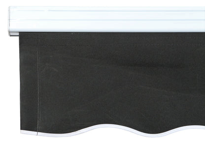 Aluminium zonnescherm MCW-E49, klaparm zonnescherm zonwering 2,5x2m ~ Polyester antraciet