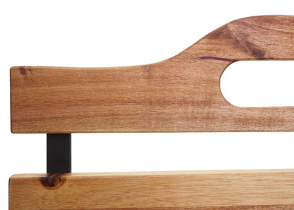 Set van 2 biertuinstoelen MCW-J40, klapstoel tuinstoel, horeca kwaliteit acacia MVG-gecertificeerd ~ natuurlijke kleur