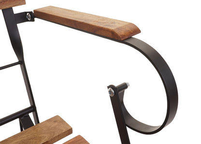 Set van 2 biertuinstoelen MCW-J40, klapstoel tuinstoel, horeca kwaliteit acacia MVG-gecertificeerd ~ natuurlijke kleur