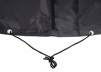 Hoes MCW-J41, dekzeil beschermhoes, tuinbank tuinmeubelen, antraciet ~ 95x140x75cm