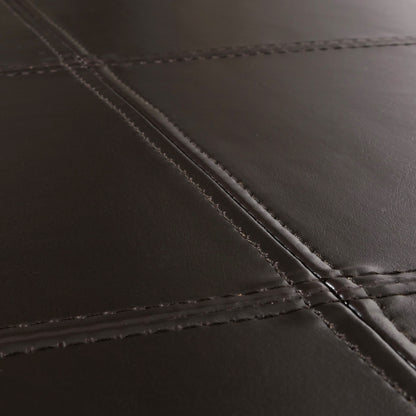 Bankzitting MET opbergruimte Kriens leder + kunstleder 112x45x45cm MVG-gecertificeerd ~ bruin