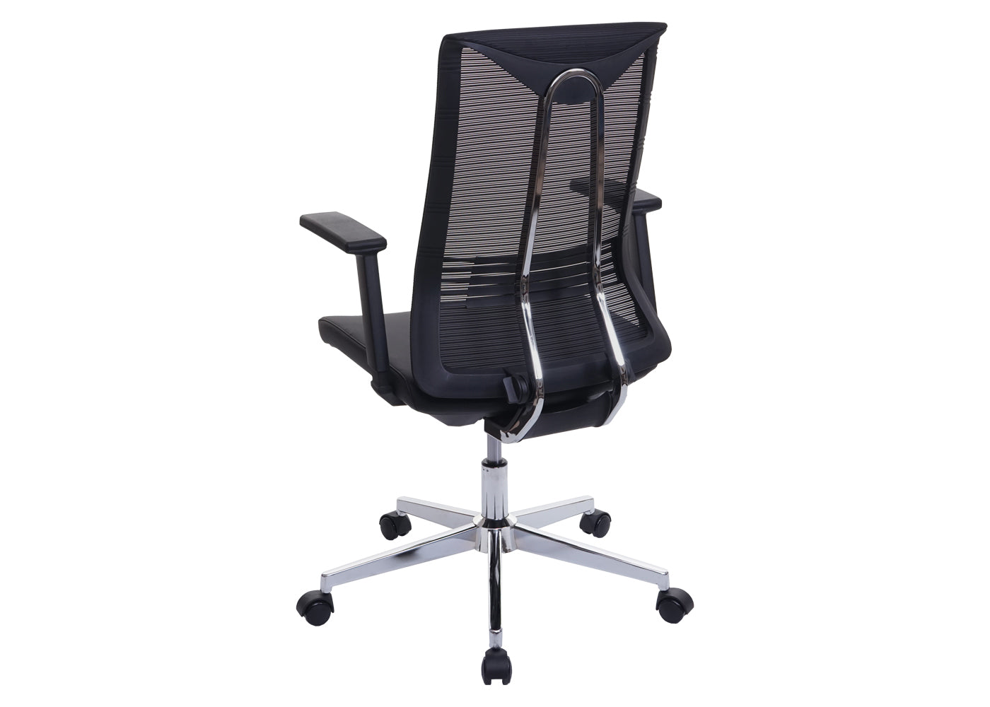 Bureaustoel MCW-J53, bureaustoel bureaustoel, ergonomisch kunstleer ~ zwart