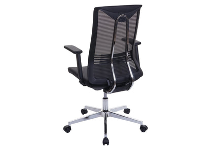 Bureaustoel MCW-J53, bureaustoel bureaustoel, ergonomisch kunstleer ~ zwart