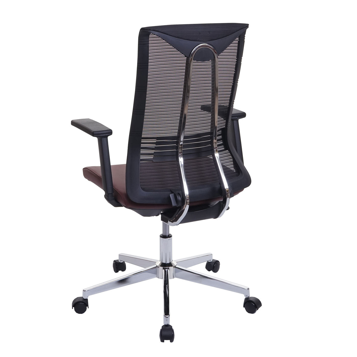 Bureaustoel MCW-J53, bureaustoel ergonomisch kunstleder ~ bordeaux-rood