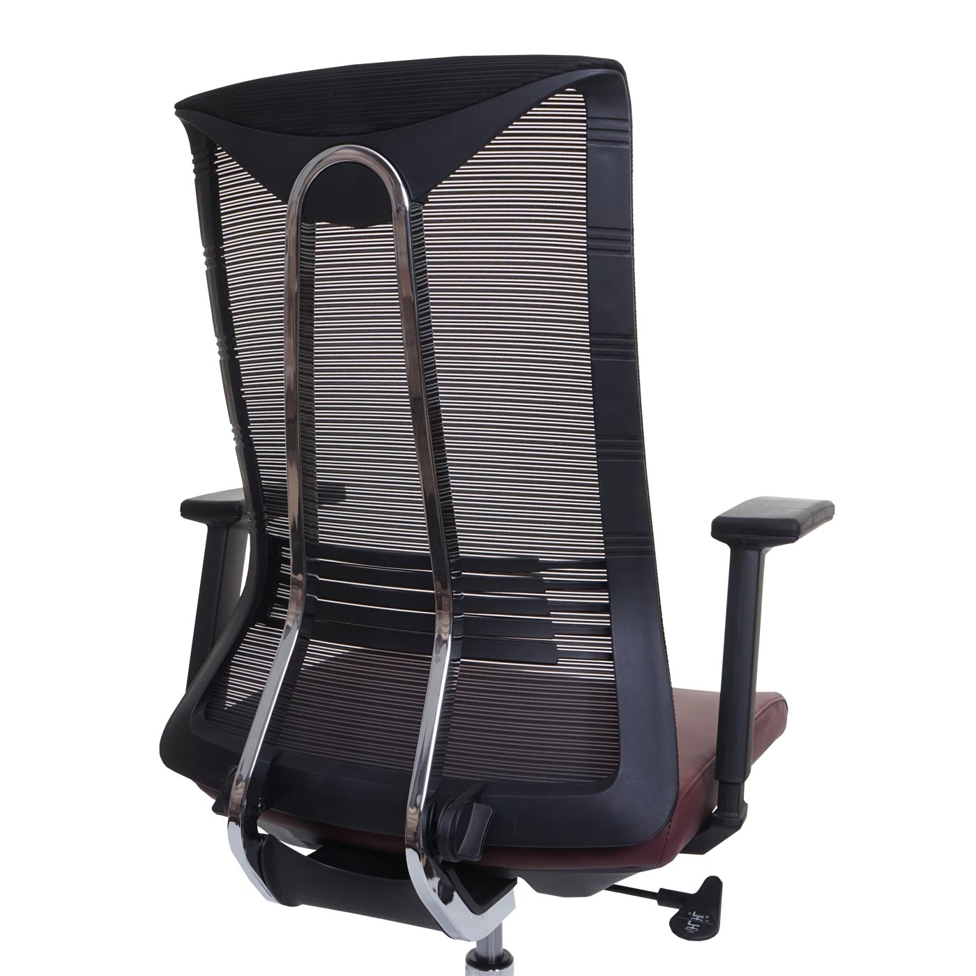 Bureaustoel MCW-J53, bureaustoel ergonomisch kunstleder ~ bordeaux-rood