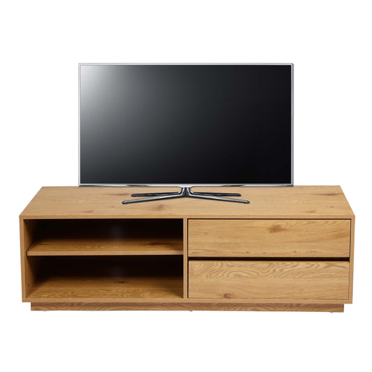 TV-rek MCW-J78, TV-tafel lowboard ladekast, lade, MDF 42x140x40cm ~ eiken look