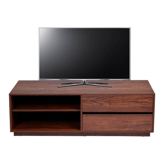TV-rek MCW-J78, TV-tafel lowboard ladekast, lade, MDF 42x140x40cm ~ walnoot look