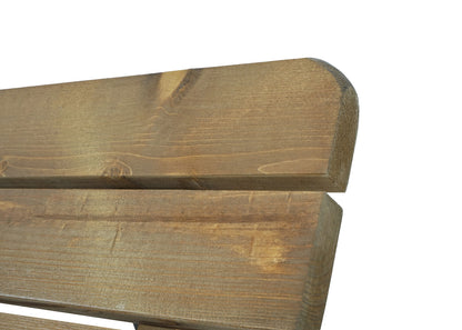 Tafel MCW-J83, tuintafel houten tafel, massief hout MVG-gecertificeerd 149cm ~ bruin, grenen donkerbruin