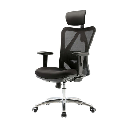 Bureaustoel MCW-J86, bureaustoel, ergonomisch, verstelbare lendensteun 150kg belastbaar ~ zonder voetsteun, zwart