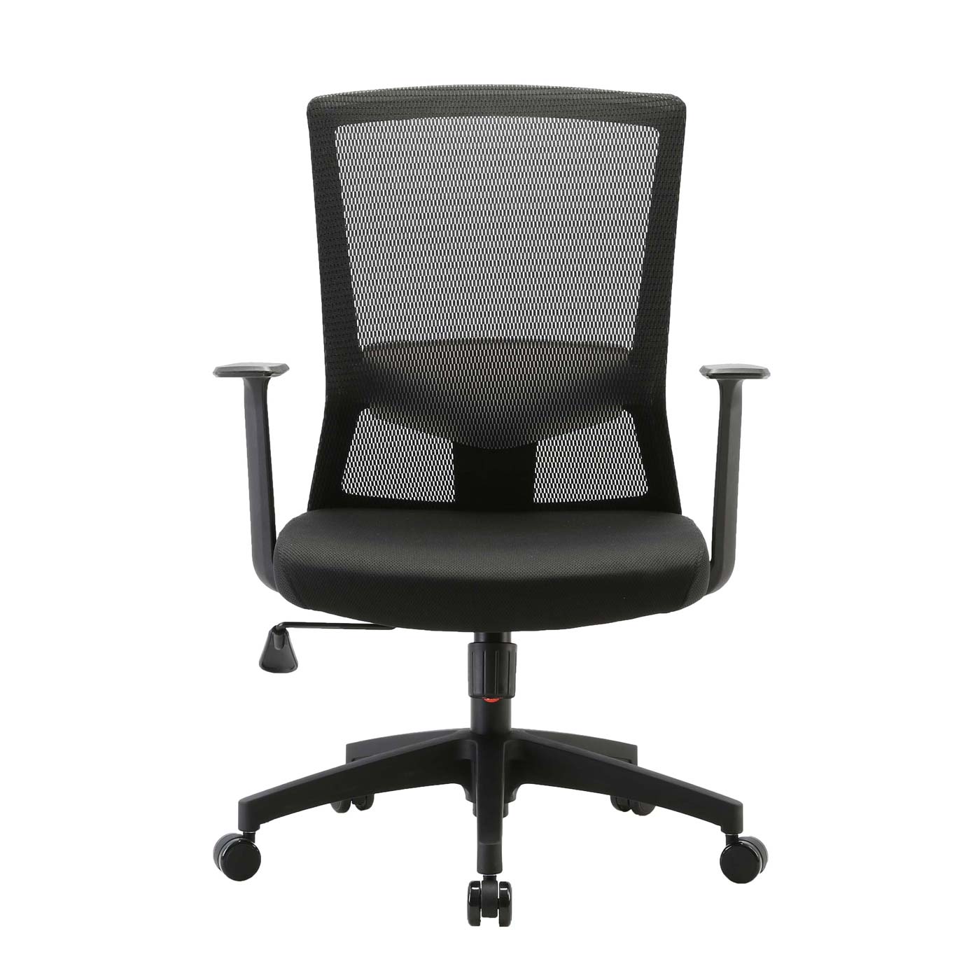 SIHOO bureaustoel bureaustoel, ergonomische S-vormige rugleuning, ademende verstelbare taillesteun ~ zwart