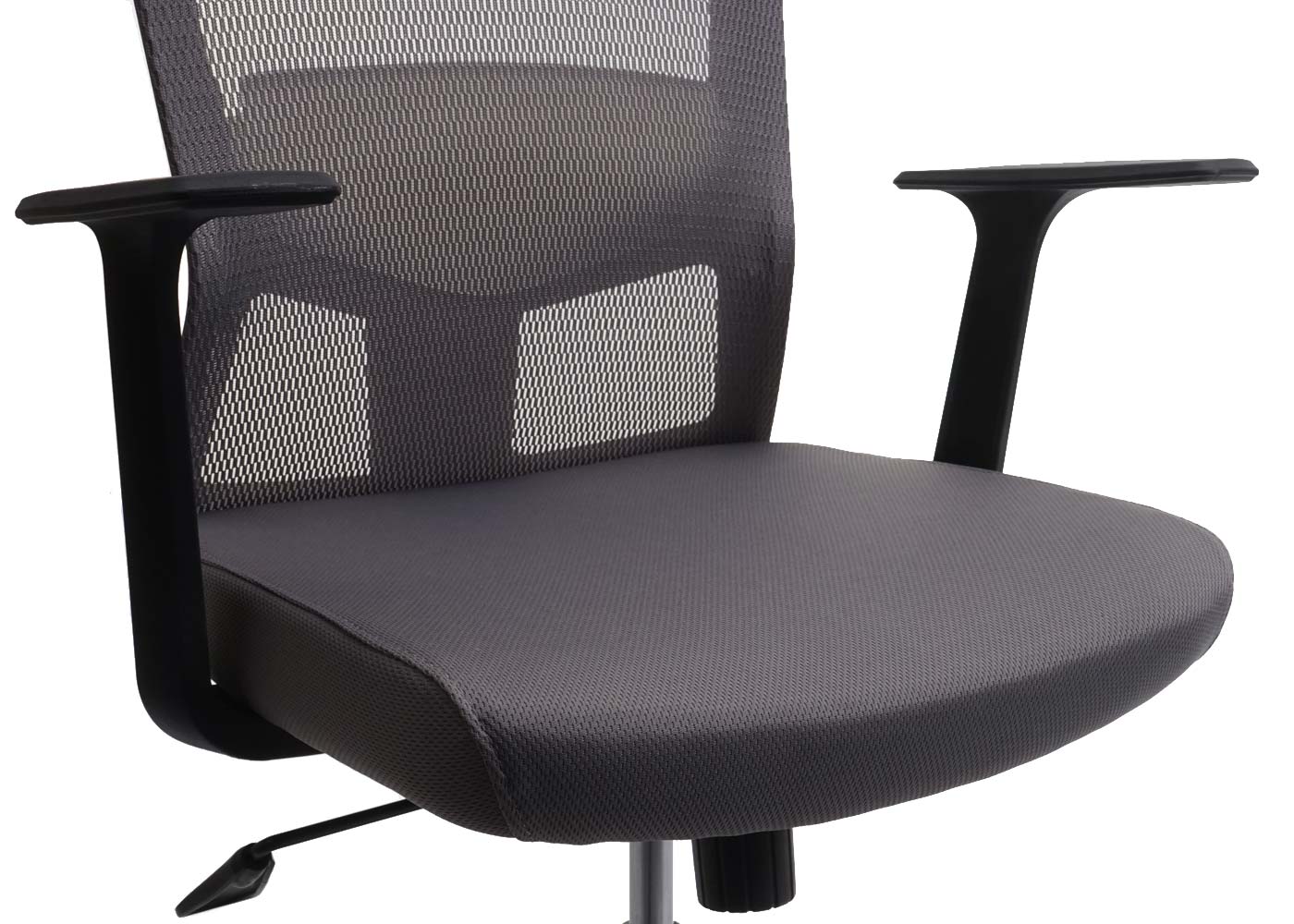 SIHOO bureaustoel bureaustoel, ergonomische S-vormige rugleuning, ademende verstelbare taillesteun ~ grijs