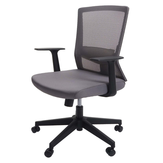 SIHOO bureaustoel bureaustoel, ergonomische S-vormige rugleuning, ademende verstelbare taillesteun ~ grijs
