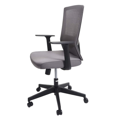 SIHOO bureaustoel bureaustoel, ergonomische S-vormige rugleuning, ademende verstelbare taillesteun ~ grijs