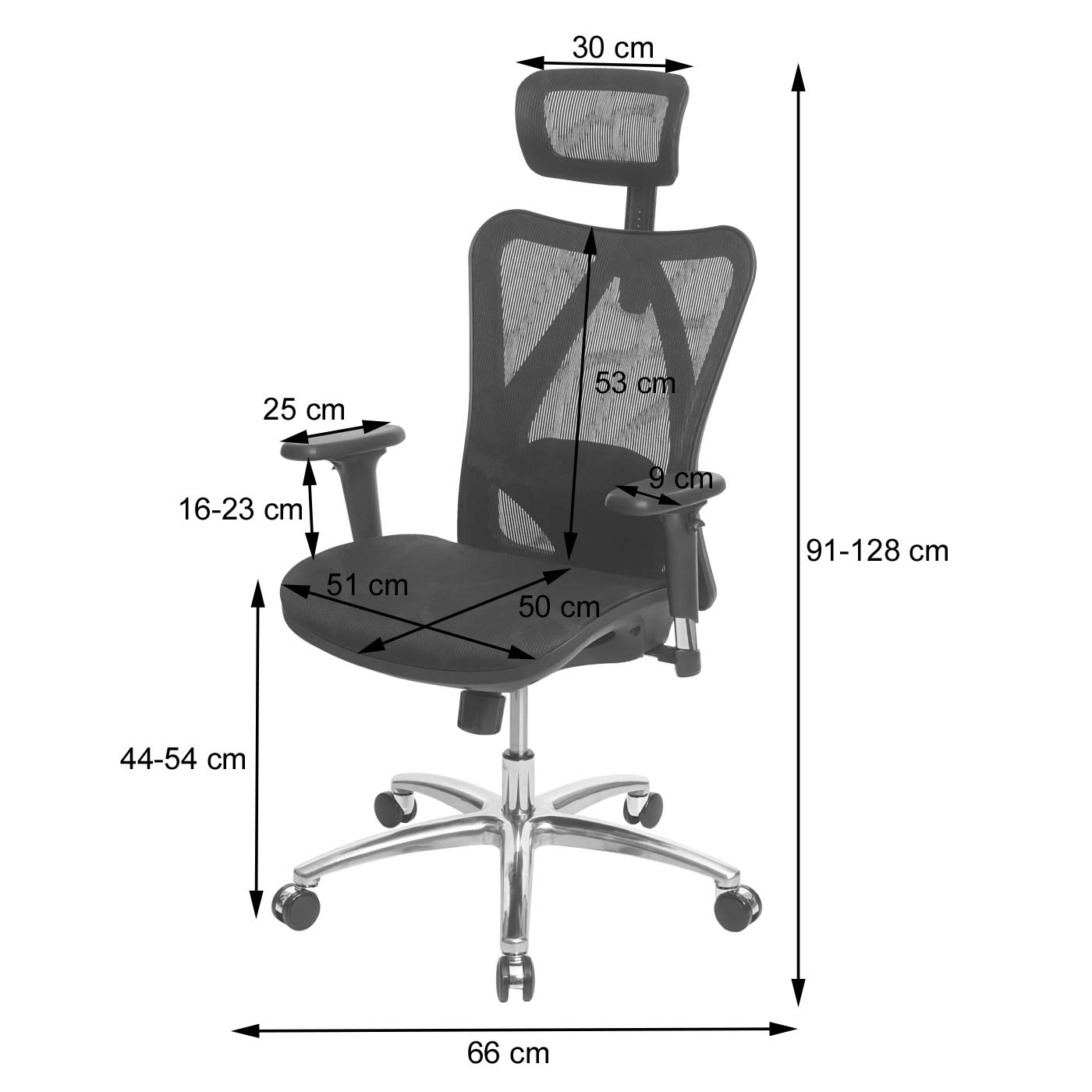 Bureaustoel MCW-J87, bureaustoel, ergonomisch verstelbare armleuning, 150kg belastbaar ~ grijze bekleding, zwart frame