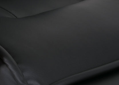 ARLES II relaxfauteuil, massagefauteuil, MET massage ~ kunstleer, zwart
