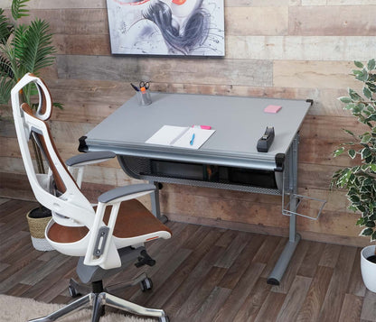 Bureau voor kinderen/jongeren Bureau voor studenten Bureau voor kantoor Oxford, in hoogte verstelbaar, kantelbaar ~ naturel, beuken